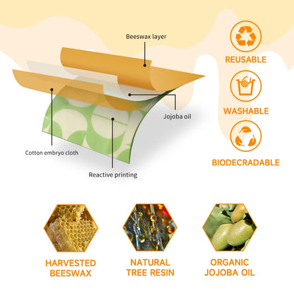 Reusable Beeswax Wraps