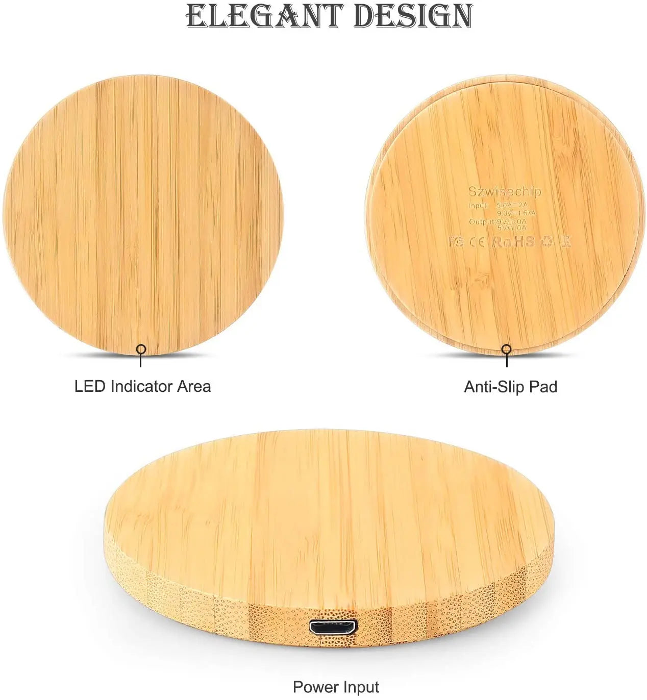 Bamboo Wireless Charger