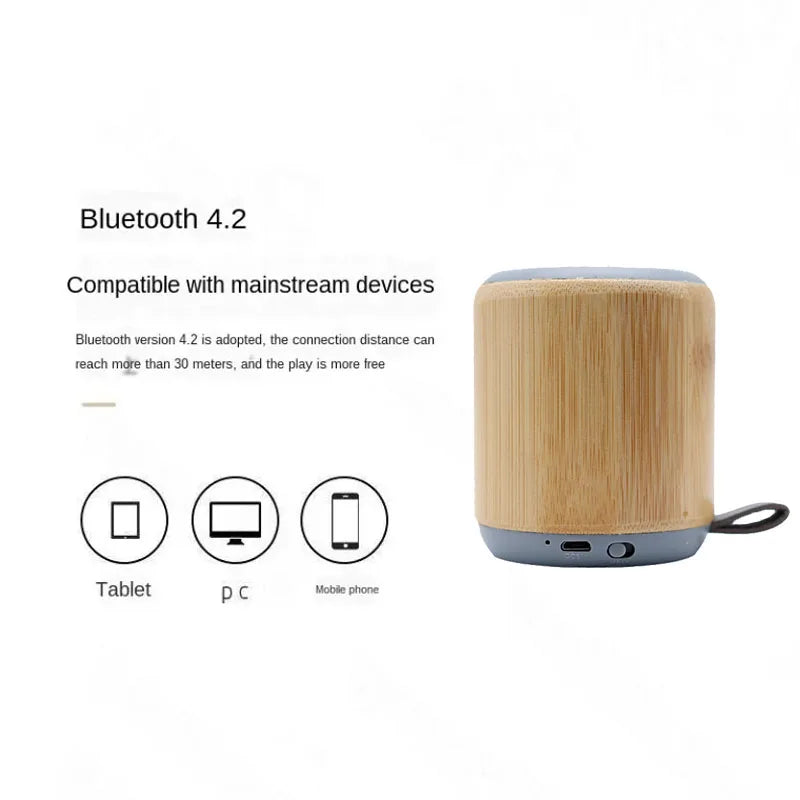 Bamboo Mini Bluetooth Speaker