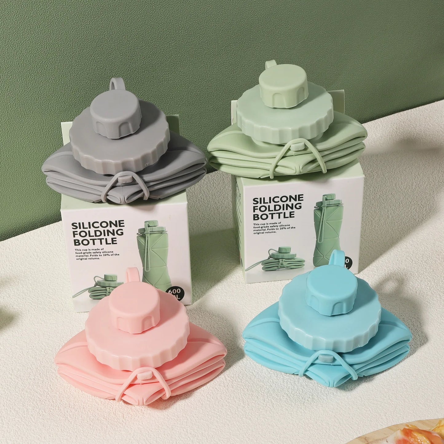 Silicone Folding Water Bottle