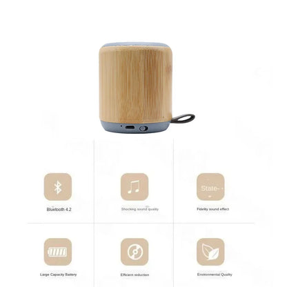 Bamboo Mini Bluetooth Speaker