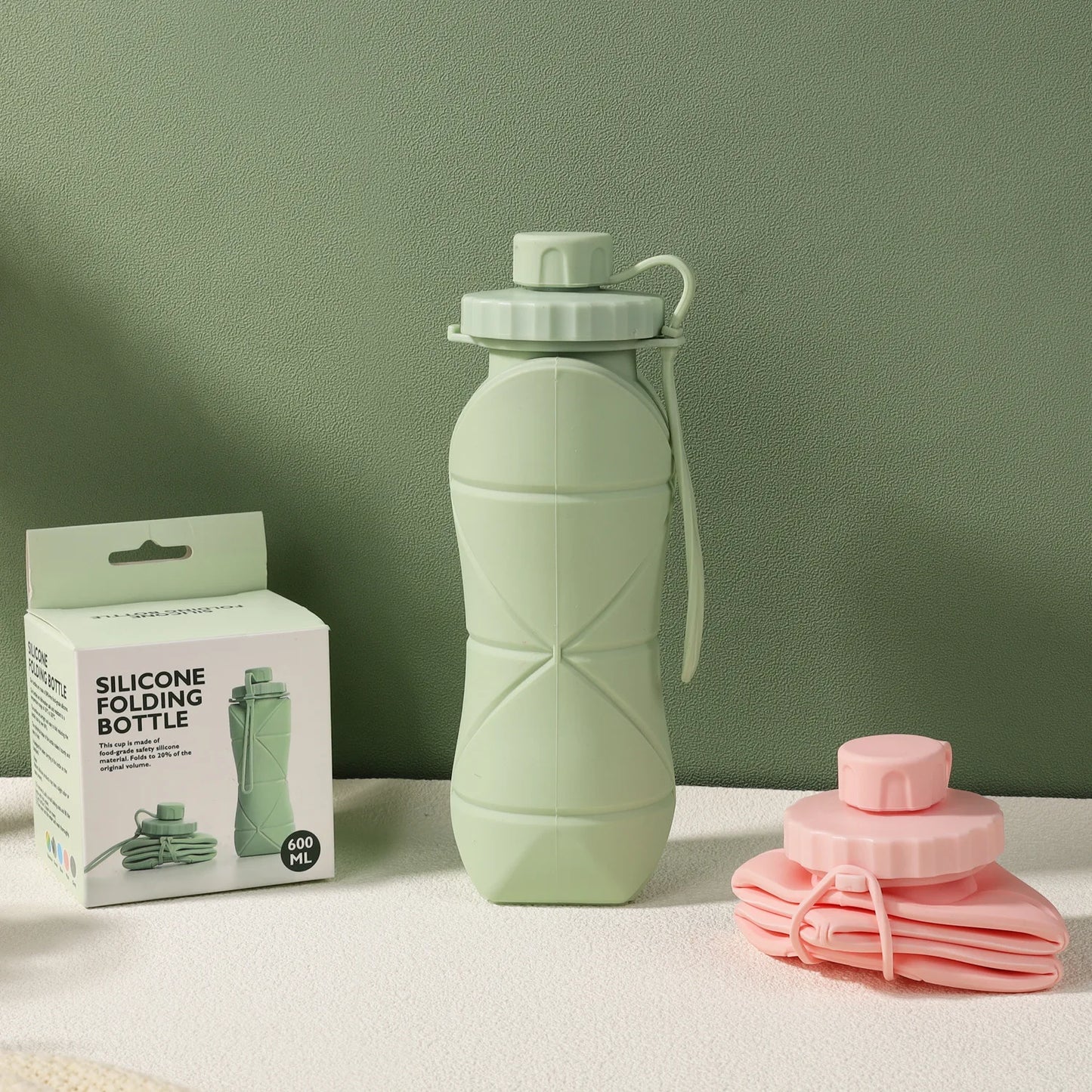 Silicone Folding Water Bottle