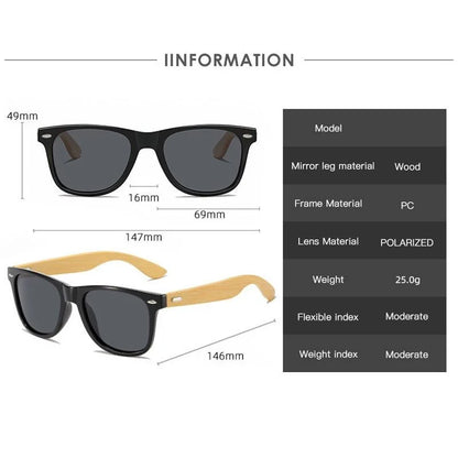 Bamboo Wood Sunglasses